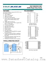 DS17485 datasheet pdf MAXIM - Dallas Semiconductor