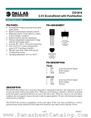 DS1818 datasheet pdf MAXIM - Dallas Semiconductor