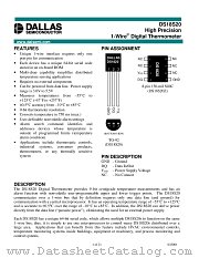 DS1820S datasheet pdf MAXIM - Dallas Semiconductor