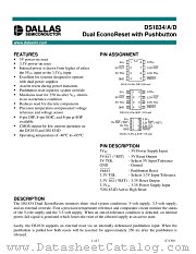 DS1834D datasheet pdf MAXIM - Dallas Semiconductor