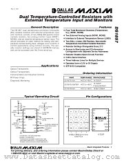 DS1857 datasheet pdf MAXIM - Dallas Semiconductor