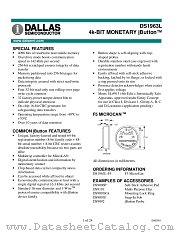 DS1963L datasheet pdf MAXIM - Dallas Semiconductor