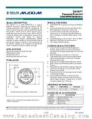 DS1977 datasheet pdf MAXIM - Dallas Semiconductor