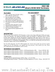 DS2119M datasheet pdf MAXIM - Dallas Semiconductor