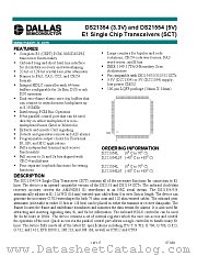 DS21354 datasheet pdf MAXIM - Dallas Semiconductor