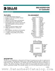DS2143Q datasheet pdf MAXIM - Dallas Semiconductor