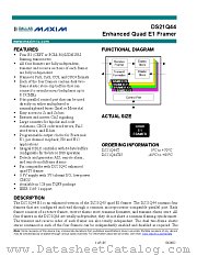 DS21Q44 datasheet pdf MAXIM - Dallas Semiconductor
