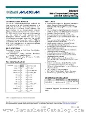 DS2422 datasheet pdf MAXIM - Dallas Semiconductor