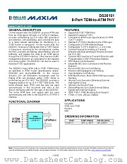 DS26101 datasheet pdf MAXIM - Dallas Semiconductor