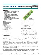 DS2740K datasheet pdf MAXIM - Dallas Semiconductor