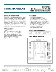 DS3131DK datasheet pdf MAXIM - Dallas Semiconductor