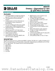 DS3134 datasheet pdf MAXIM - Dallas Semiconductor