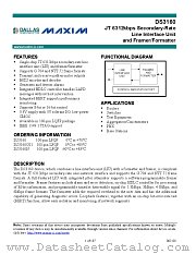 DS3160 datasheet pdf MAXIM - Dallas Semiconductor