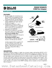 DS9097E datasheet pdf MAXIM - Dallas Semiconductor