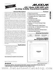 MAX104 datasheet pdf MAXIM - Dallas Semiconductor