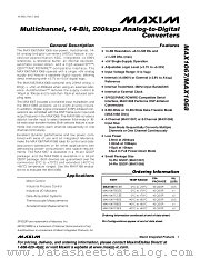 MAX1067 datasheet pdf MAXIM - Dallas Semiconductor