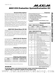 MAX1234EVC16 datasheet pdf MAXIM - Dallas Semiconductor