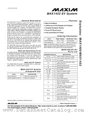 MAX1400EVKIT datasheet pdf MAXIM - Dallas Semiconductor