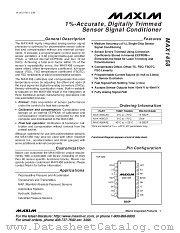 MAX1458 datasheet pdf MAXIM - Dallas Semiconductor