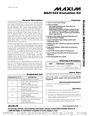 MAX1543EVKIT datasheet pdf MAXIM - Dallas Semiconductor