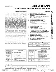 MAX1545EVKIT datasheet pdf MAXIM - Dallas Semiconductor