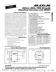 MAX1572 datasheet pdf MAXIM - Dallas Semiconductor