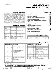 MAX1582EVKIT datasheet pdf MAXIM - Dallas Semiconductor