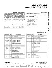 MAX1625EVKIT datasheet pdf MAXIM - Dallas Semiconductor