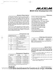 MAX1642EVKIT datasheet pdf MAXIM - Dallas Semiconductor