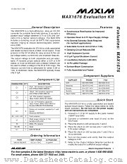MAX1676EVKIT datasheet pdf MAXIM - Dallas Semiconductor