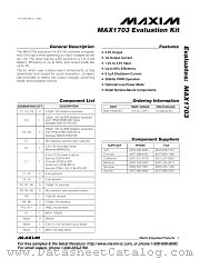MAX1703EVKIT datasheet pdf MAXIM - Dallas Semiconductor