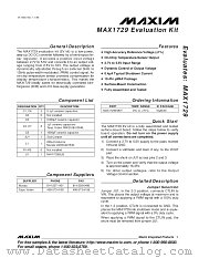 MAX1729EVKIT datasheet pdf MAXIM - Dallas Semiconductor
