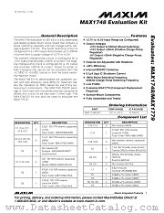 MAX1748EVKIT datasheet pdf MAXIM - Dallas Semiconductor