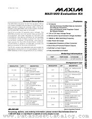 MAX1800EVKIT datasheet pdf MAXIM - Dallas Semiconductor