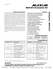 MAX1813EVKIT datasheet pdf MAXIM - Dallas Semiconductor