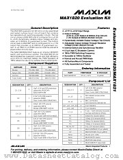 MAX1820EVKIT datasheet pdf MAXIM - Dallas Semiconductor