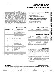 MAX1837EVKIT datasheet pdf MAXIM - Dallas Semiconductor
