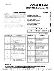 MAX1844EVKIT datasheet pdf MAXIM - Dallas Semiconductor