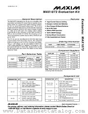 MAX1873EVKIT datasheet pdf MAXIM - Dallas Semiconductor