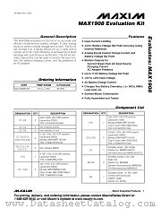 MAX1908EVKIT datasheet pdf MAXIM - Dallas Semiconductor
