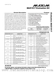 MAX1917EVKIT datasheet pdf MAXIM - Dallas Semiconductor