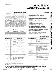 MAX1938EVKIT datasheet pdf MAXIM - Dallas Semiconductor
