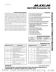 MAX1999EVKIT datasheet pdf MAXIM - Dallas Semiconductor