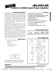 MAX2242 datasheet pdf MAXIM - Dallas Semiconductor