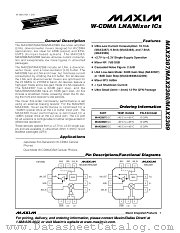 MAX2389 datasheet pdf MAXIM - Dallas Semiconductor