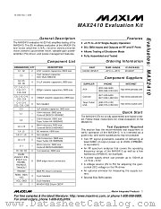 MAX2410EVKIT datasheet pdf MAXIM - Dallas Semiconductor