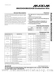 MAX2424EVKIT datasheet pdf MAXIM - Dallas Semiconductor