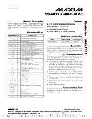 MAX2685EVKIT datasheet pdf MAXIM - Dallas Semiconductor