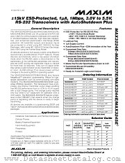 MAX3245E datasheet pdf MAXIM - Dallas Semiconductor