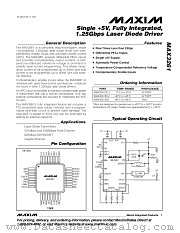 MAX3261 datasheet pdf MAXIM - Dallas Semiconductor